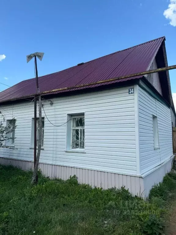 Дом в Мордовия, Ромодановский район, д. Лыковщина Республиканская ул., ... - Фото 0