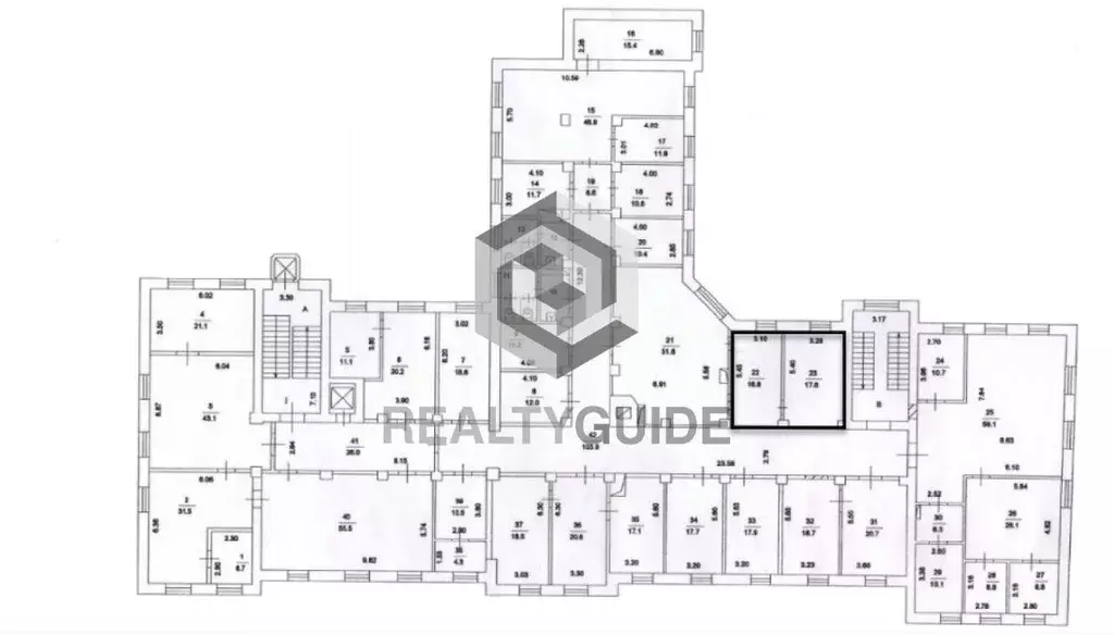 Офис в Москва Большой Саввинский пер., 9С1 (34 м) - Фото 0