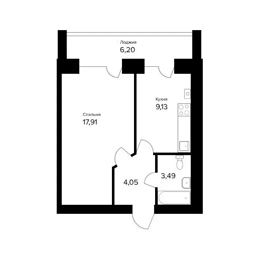 1-комнатная квартира: Ярославль, улица Александра Додонова, 10к4 ... - Фото 0