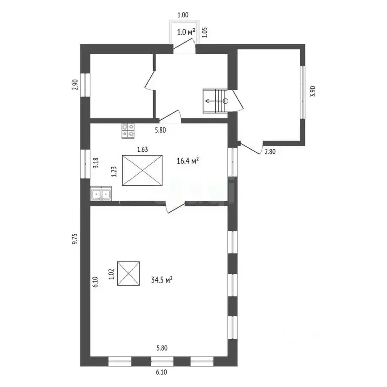Дом в Костромская область, Шарья ул. Герцена, 23 (78 м) - Фото 0