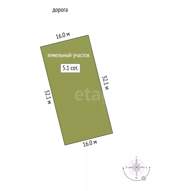 Участок в Москва Учетный № 62 (поселение Кленовское) кв-л,  (5.12 ... - Фото 2