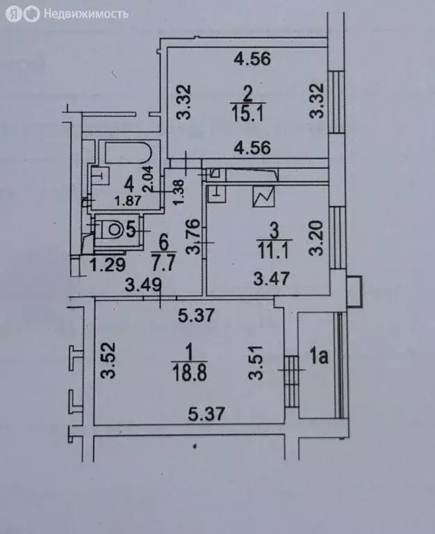 2-комнатная квартира: Москва, Авиационная улица, 61/2 (60 м) - Фото 0