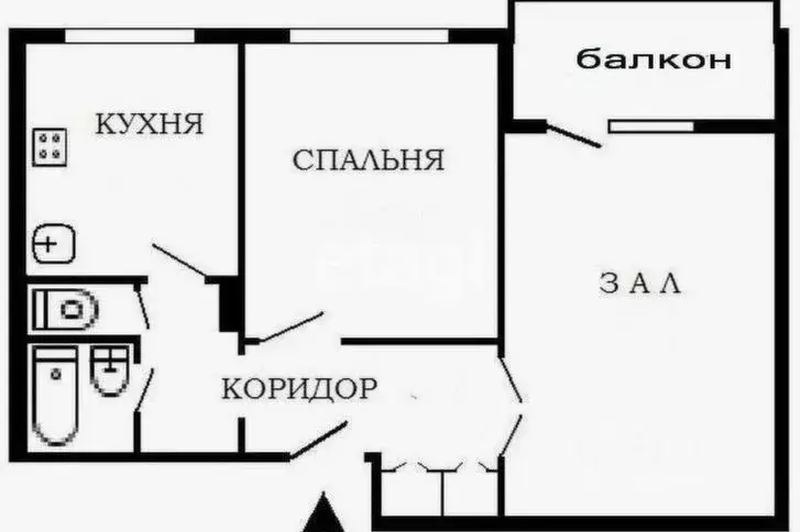 2-к кв. Калининградская область, Калининград бул. Любови Шевцовой, 37 ... - Фото 1