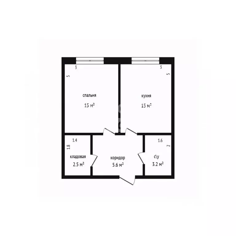 1-к кв. Дагестан, Дербент пер. Карла Маркса, 98к1 (42.0 м) - Фото 1