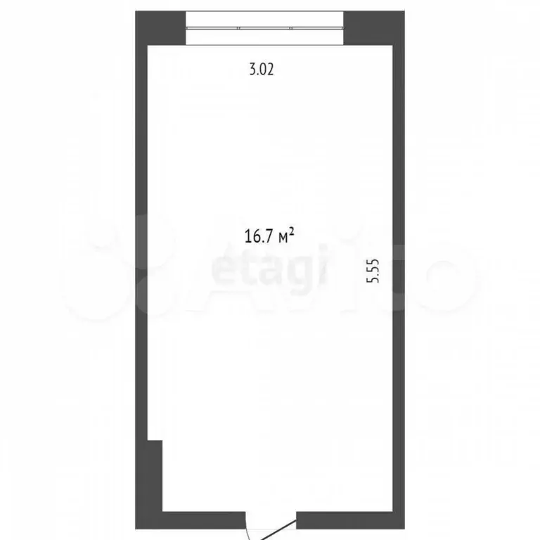 Квартира-студия, 11,2 м, 3/5 эт. - Фото 0