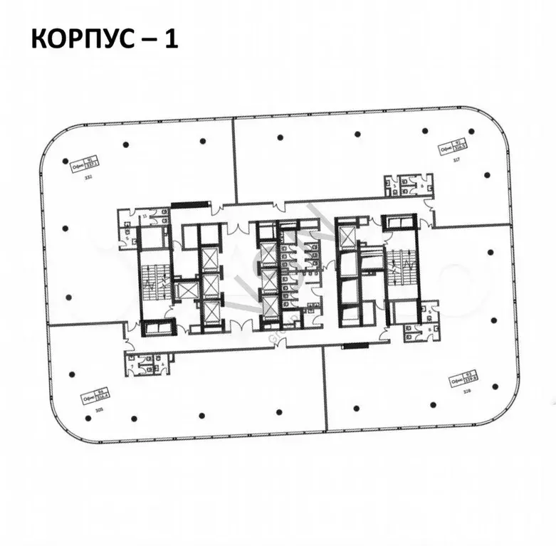 БЦ класса А офис 316,5 м2 - Фото 0