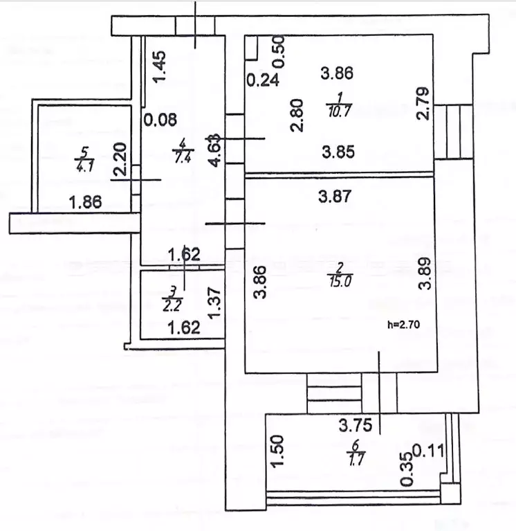 1-к кв. Татарстан, Казань ул. Баки Урманче, 9 (41.0 м) - Фото 2