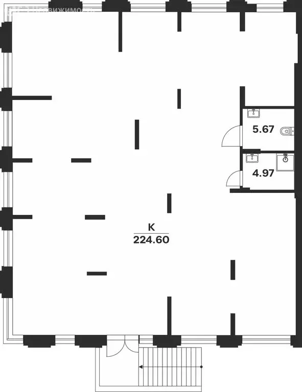 Помещение свободного назначения (224.6 м) - Фото 2
