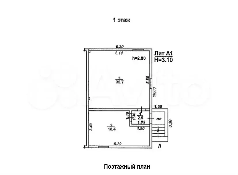 Продам помещение свободного назначения, 58.8 м - Фото 0