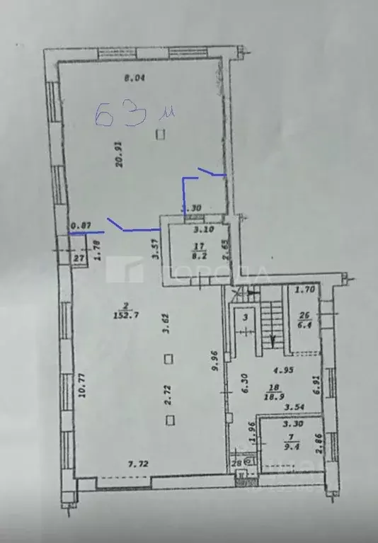 Помещение свободного назначения в Новосибирская область, Новосибирск ... - Фото 2