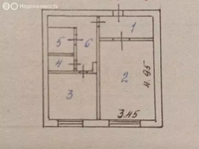 1-комнатная квартира: Губкин, улица Фрунзе, 6А (39 м) - Фото 2