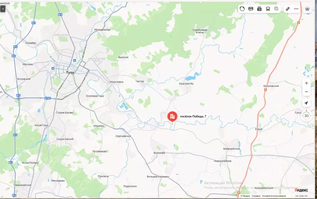 Участок в Тульская область, Киреевский район, Шварцевское с/пос, пос. ... - Фото 1