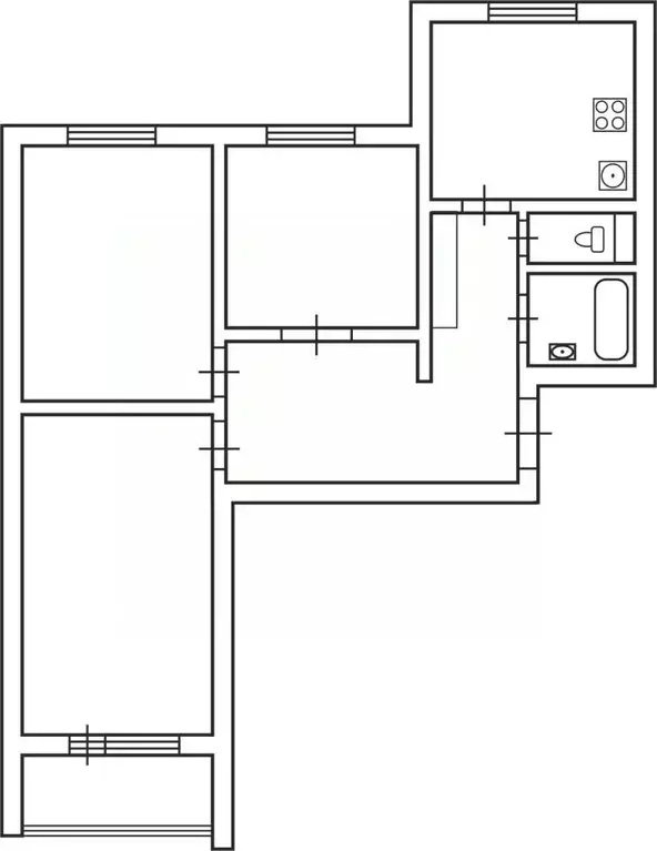 3-к кв. Москва Сельскохозяйственная ул., 18К3 (75.0 м) - Фото 2