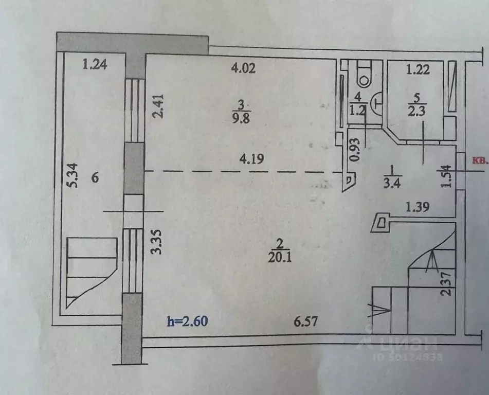 3-к кв. Волгоградская область, Городище рп ул. Нефтяников, 11 (75.4 м) - Фото 1