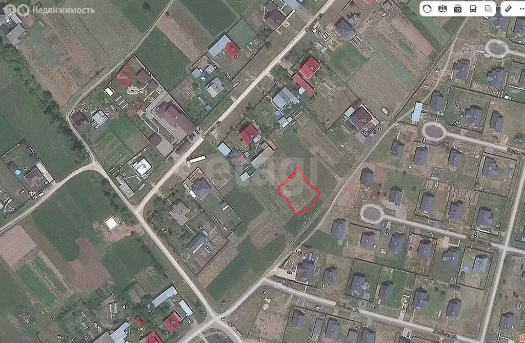 Участок в Завьяловский район, деревня Мещеряки, Садовая улица (9 м) - Фото 0