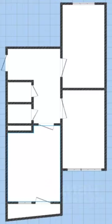 2-к кв. Белгородская область, Белгород ул. Квасова, 35 (59.0 м) - Фото 2