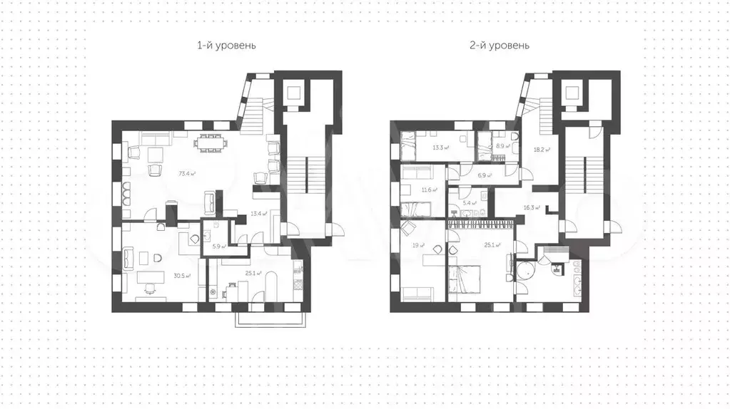 7-к. квартира, 295 м, 6/6 эт. - Фото 1