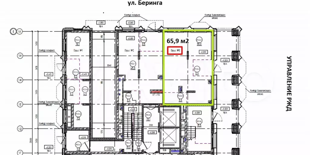 Сдам помещение свободного назначения, 65.9 м - Фото 0