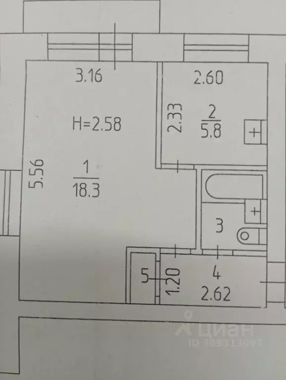 1-к кв. Пермский край, Пермь ул. Дениса Давыдова, 7 (30.4 м) - Фото 0