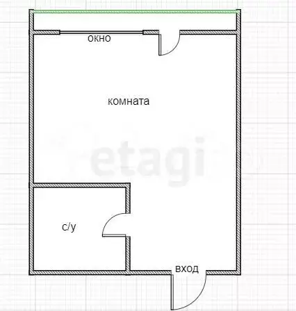 1-к. квартира, 29 м, 15/25 эт. - Фото 0