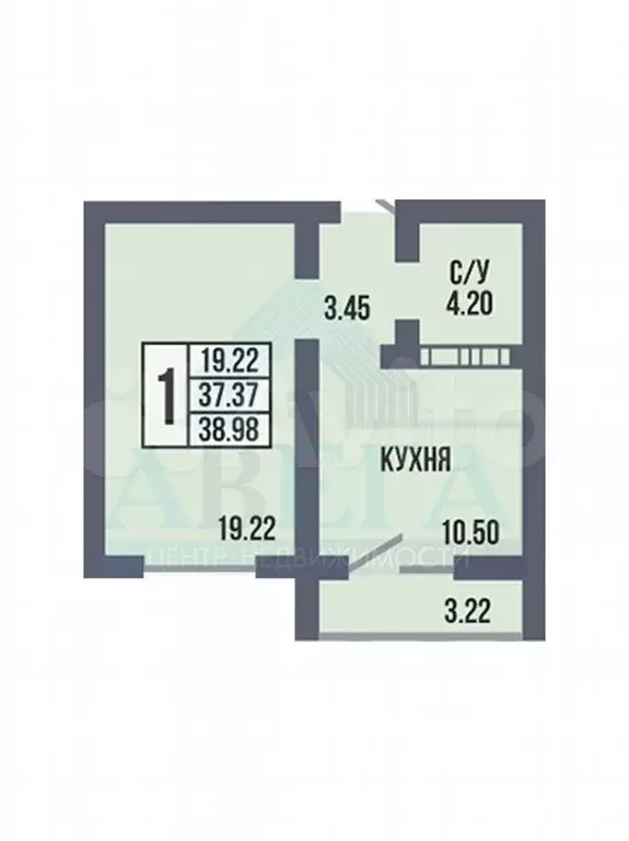 1-к. квартира, 40 м, 15/17 эт. - Фото 0