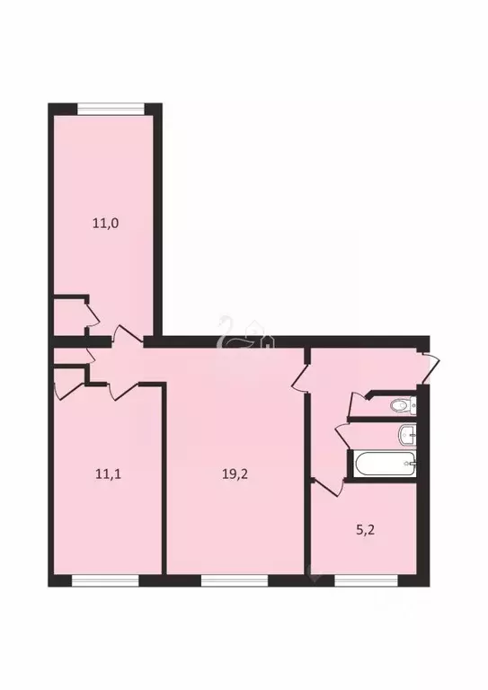 3-к кв. Ленинградская область, Никольское Тосненский район, ... - Фото 2