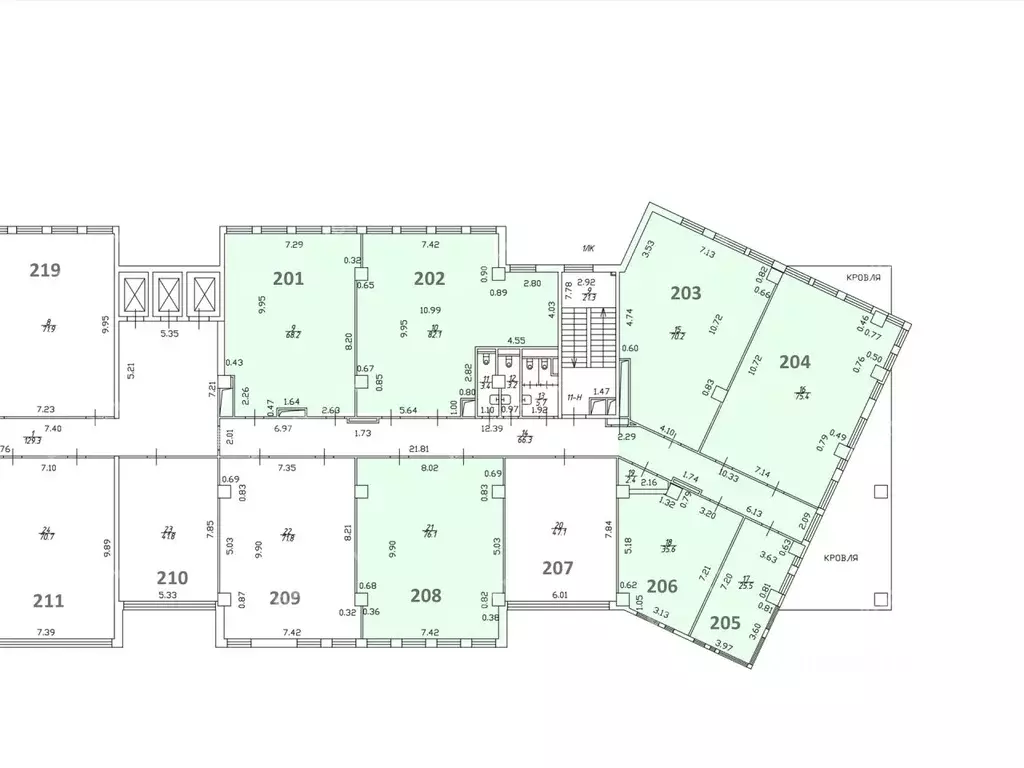 Офис в Санкт-Петербург ул. Профессора Качалова, 7 (454 м) - Фото 2