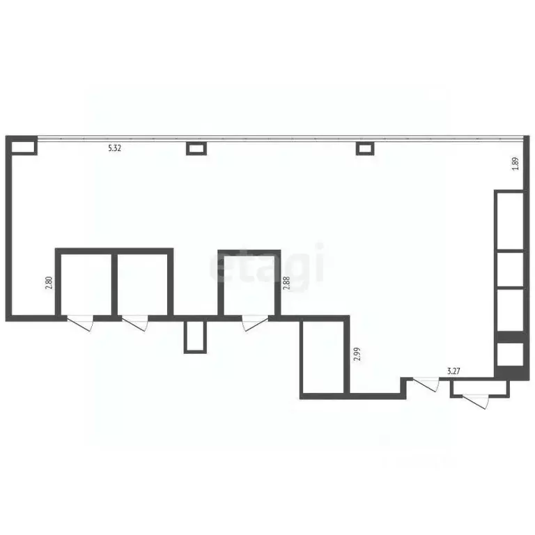 Офис в Москва ул. Сущевский Вал, 49 (121 м) - Фото 1