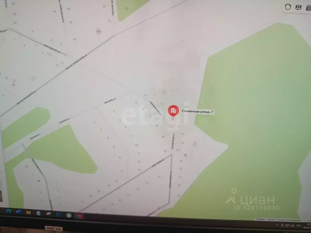 Участок в Томская область, Томск Каменка мкр, ул. Солнечная (15.0 ... - Фото 1