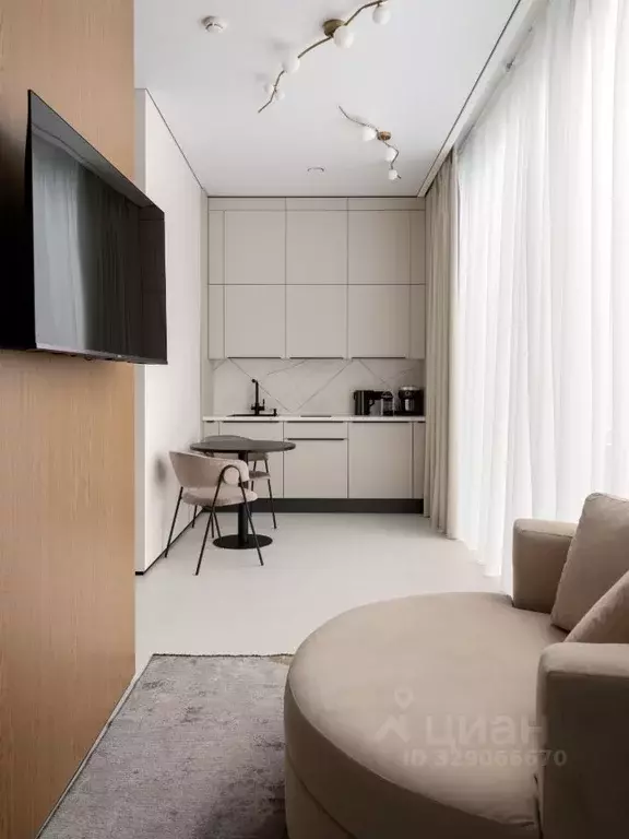 Студия Москва 2-я Брестская ул., 6 (30.0 м) - Фото 1