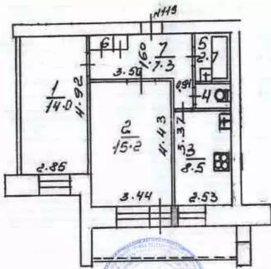 2-к кв. Кировская область, Киров ул. Андрея Упита, 11 (49.7 м) - Фото 1