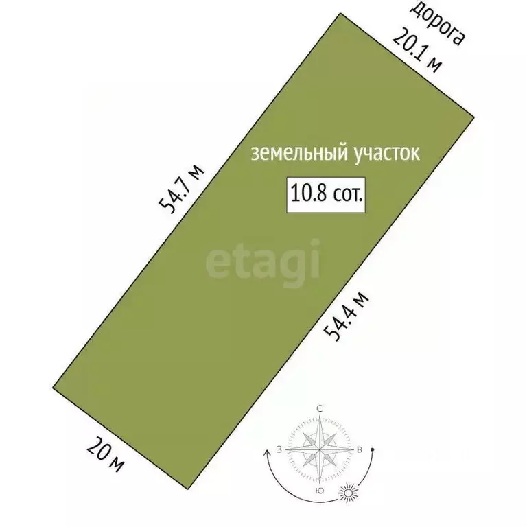 Участок в Тюменская область, Тюменский муниципальный округ, д. ... - Фото 1