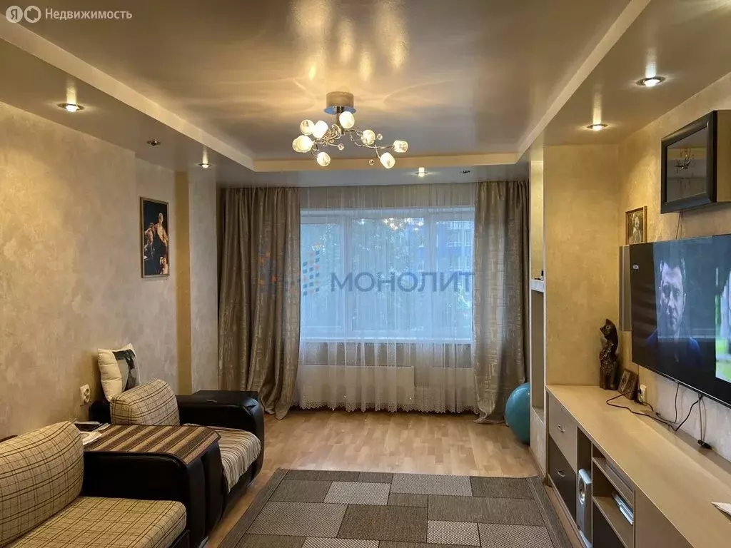 3-комнатная квартира: Нижний Новгород, Молодёжный проспект, 33 (83.7 ... - Фото 0