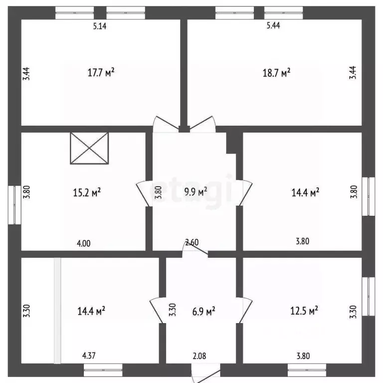 Дом в Псковская область, Порховский муниципальный округ, с. Славковичи ... - Фото 2