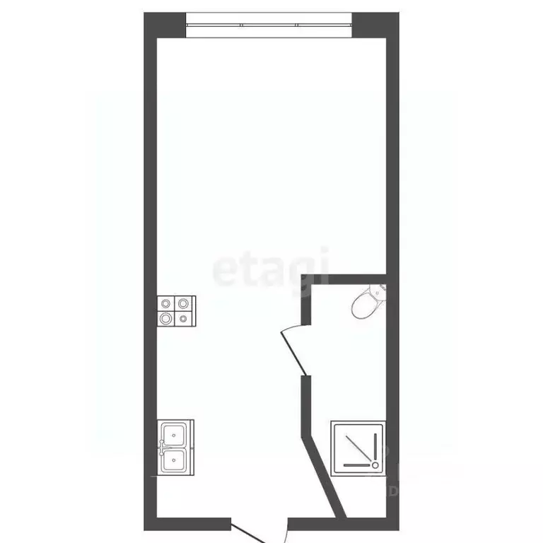 1-к кв. Архангельская область, Коряжма ул. Пушкина, 12А (11.6 м) - Фото 2