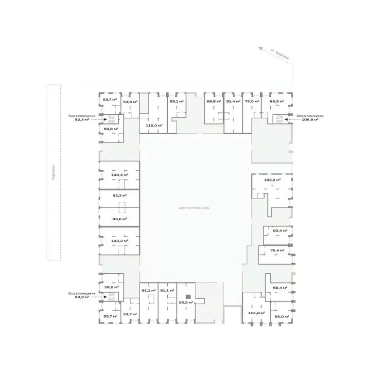 Помещение свободного назначения в Тюменская область, Тюмень Зарека ... - Фото 2