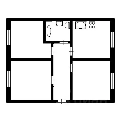 3-к кв. Москва Союзный просп., 6К1 (64.7 м) - Фото 2