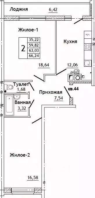 2-к кв. Смоленская область, Смоленский муниципальный округ, д. ... - Фото 0