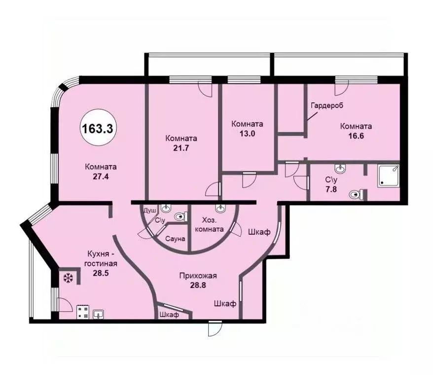 4-к кв. Свердловская область, Екатеринбург ул. Сакко и Ванцетти, 105к2 ... - Фото 1