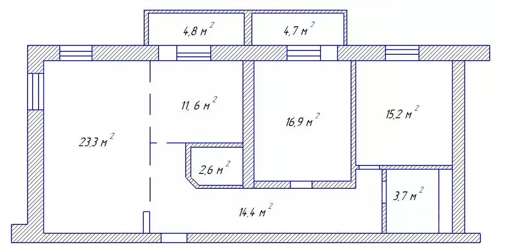 3-к кв. Оренбургская область, Оренбург Липовая ул., 20 (87.0 м) - Фото 1