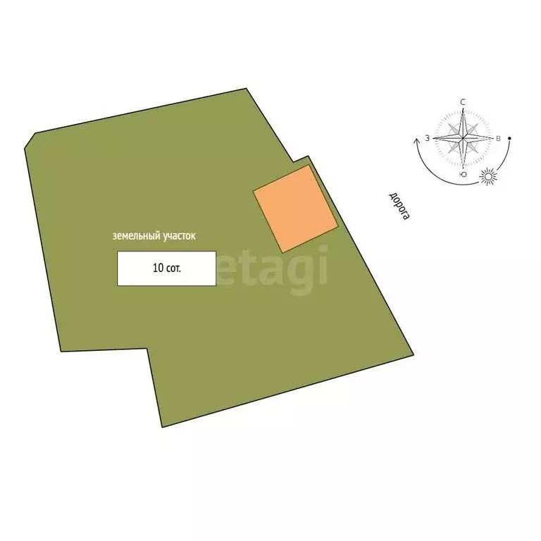 Дом в Пласт, улица Фрунзе (45.7 м) - Фото 1