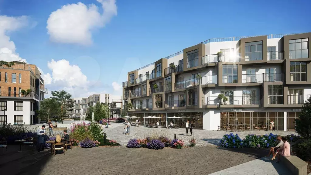 Квартира-студия, 38,8 м, 2/4 эт. - Фото 1