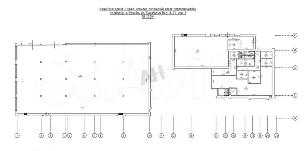 Аренда магазина 470 - 1188 м2 м. Марьина роща в - Фото 0