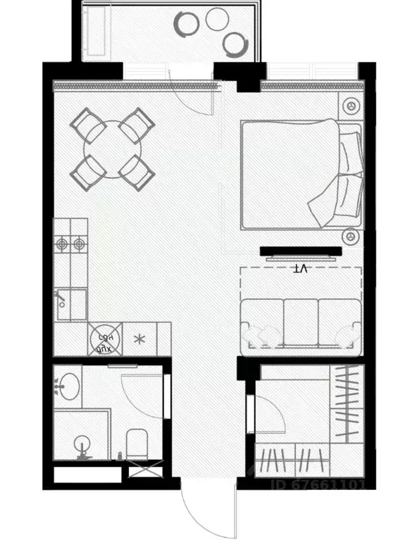 1-к кв. Краснодарский край, Сочи ул. Ленина, 290/8к2 (39.2 м) - Фото 0