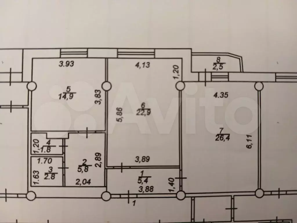 2-к. квартира, 80 м, 2/13 эт. - Фото 0