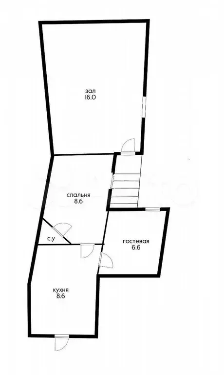 2-к. квартира, 40 м, 2/2 эт. - Фото 0