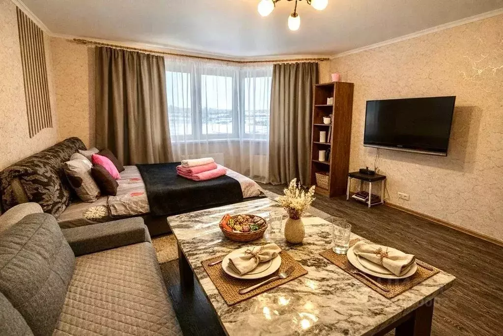 Студия Московская область, Домодедово Южный мкр, ул. Курыжова, 16 ... - Фото 2