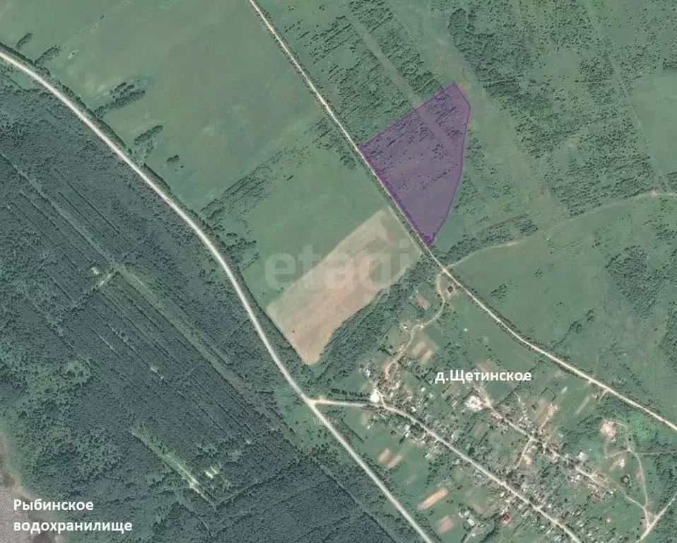 Участок в Вологодская область, Череповецкий район, Мяксинское ... - Фото 1