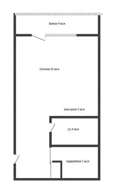 Квартира-студия: Краснодар, Музыкальный микрорайон, улица имени Сергея ... - Фото 1