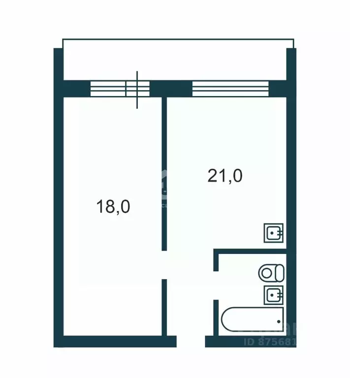 1-к кв. Новосибирская область, Бердск Морской мкр,  (48.0 м) - Фото 2